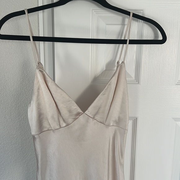 Saints and Secrets Champagn satin midi (new with tags) - Picture 2 of 6